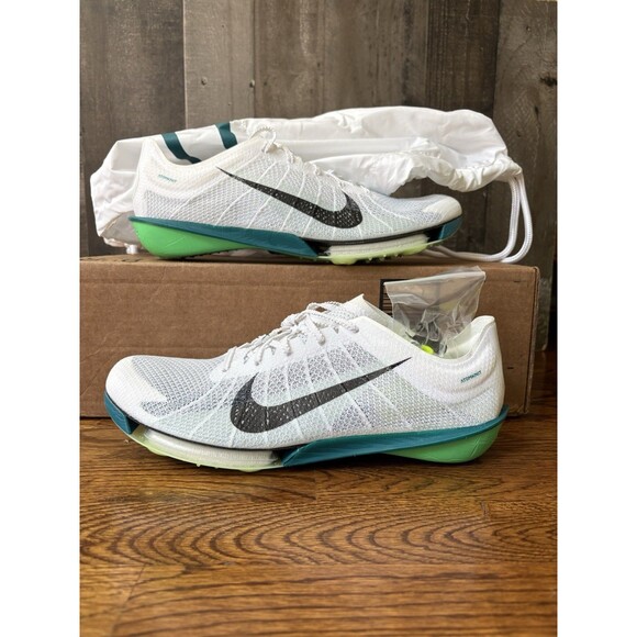 Nike Air Zoom Victory 2 Track Spikes White Electric Algae Men Size 12 W/bag main image 4